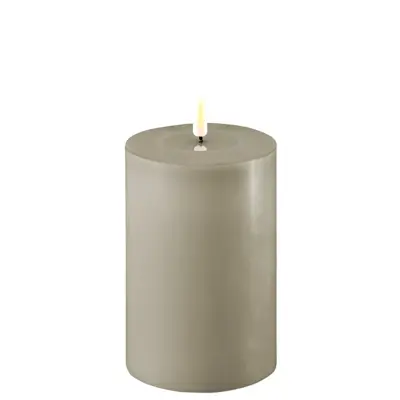 Foto van LED Candle Sand 10x15 cm