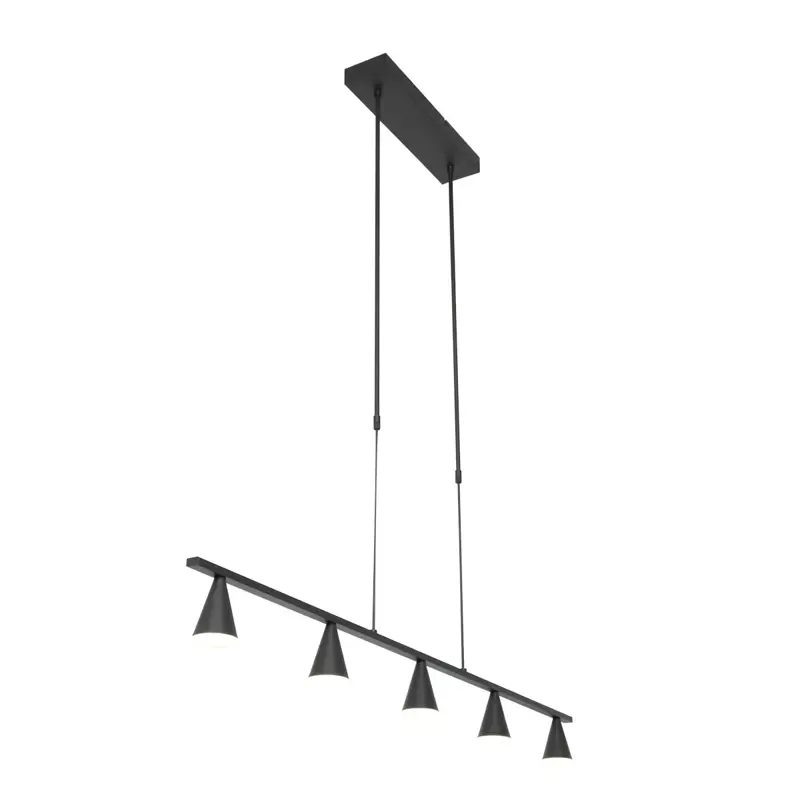 Foto 1 Hanglamp Vortex 3066ZW Zwart Vortex 3066ZW