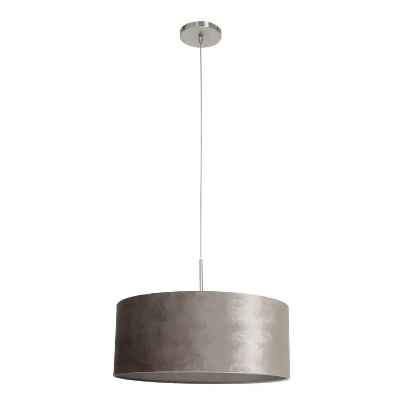 Foto 1 Hanglamp Sparkled Light 3602ST+K1066GS Staal-Fluweel Zilver Sparkled Light 8149ST