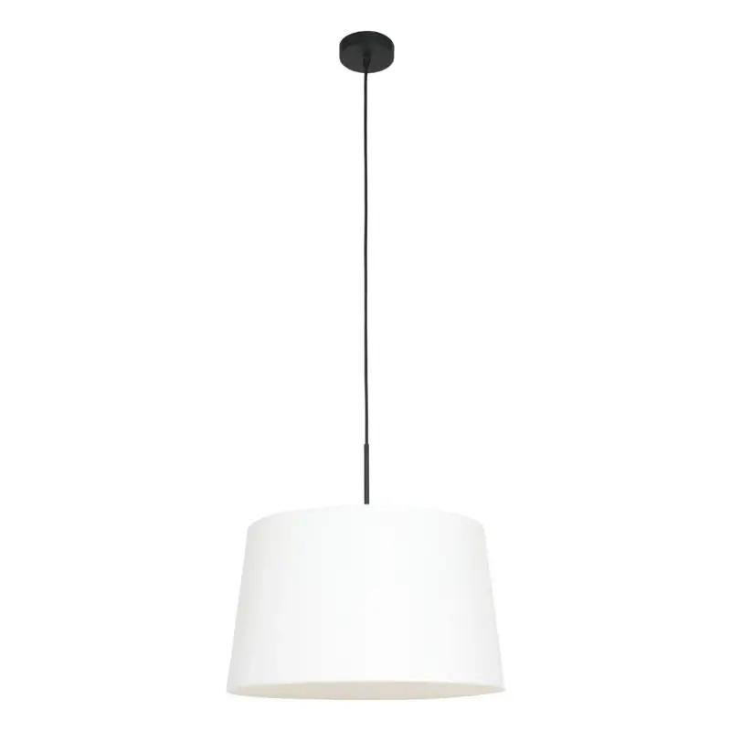 Foto 1 Hanglamp Sparkled Light 3602ZW+K1001QS Zwart-Wit Linnen Sparkled Light 8190ZW