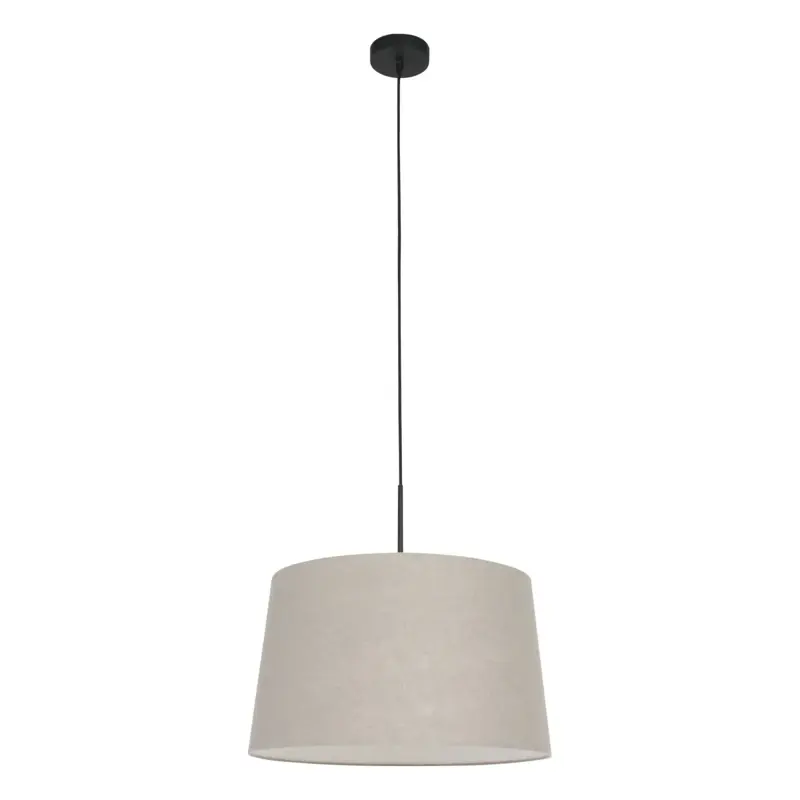 Foto 1 Hanglamp Sparkled Light 3602ZW+K1001RS Zwart-Grijs Linnen Sparkled Light 8191ZW