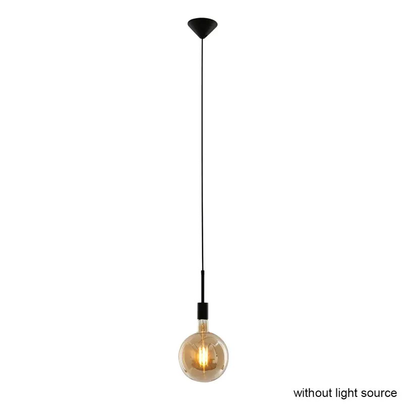 Foto 1 Hanglamp Minimalics 2701ZW Zwart Minimalics 2701ZW