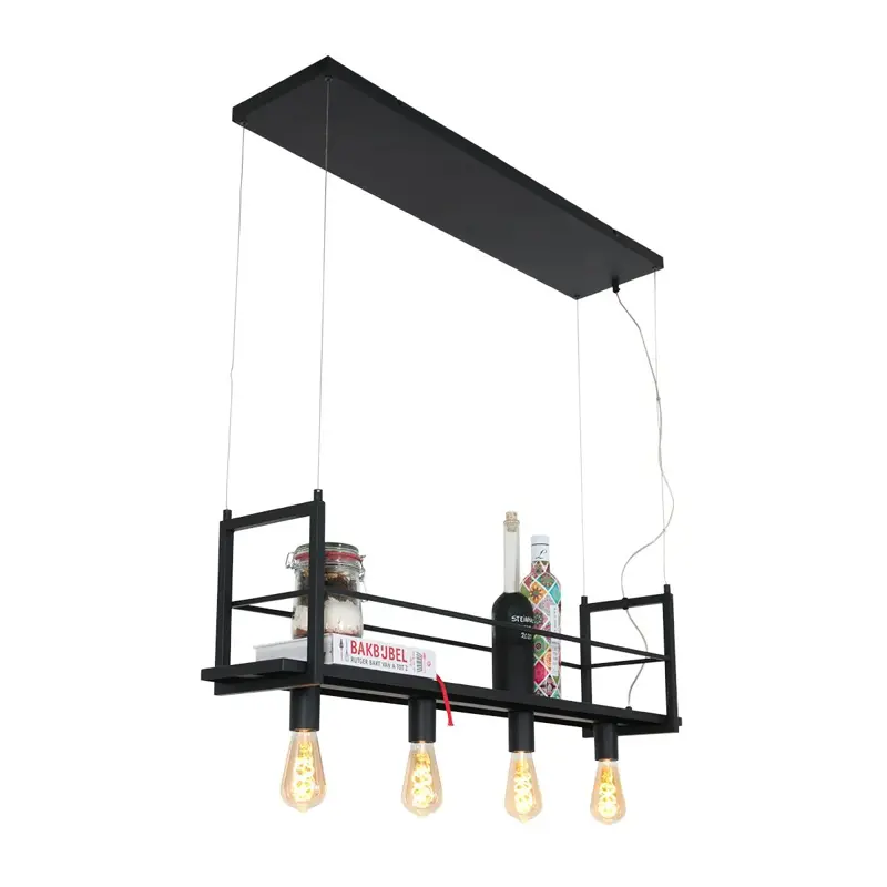 Foto 11 Hanglamp Buckley  2983ZW zwart Buckley 2983ZW