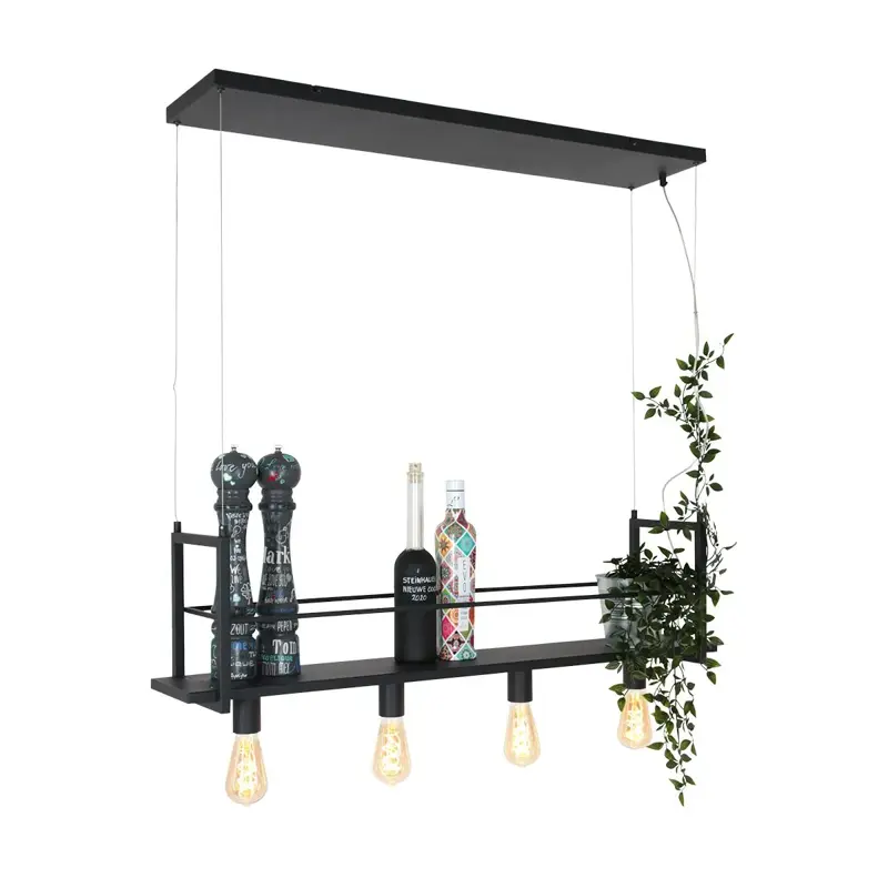 Foto 12 Hanglamp Buckley  2983ZW zwart Buckley 2983ZW