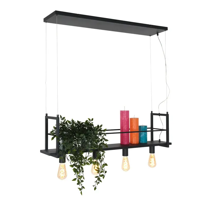 Foto 4 Hanglamp Buckley  2983ZW zwart Buckley 2983ZW