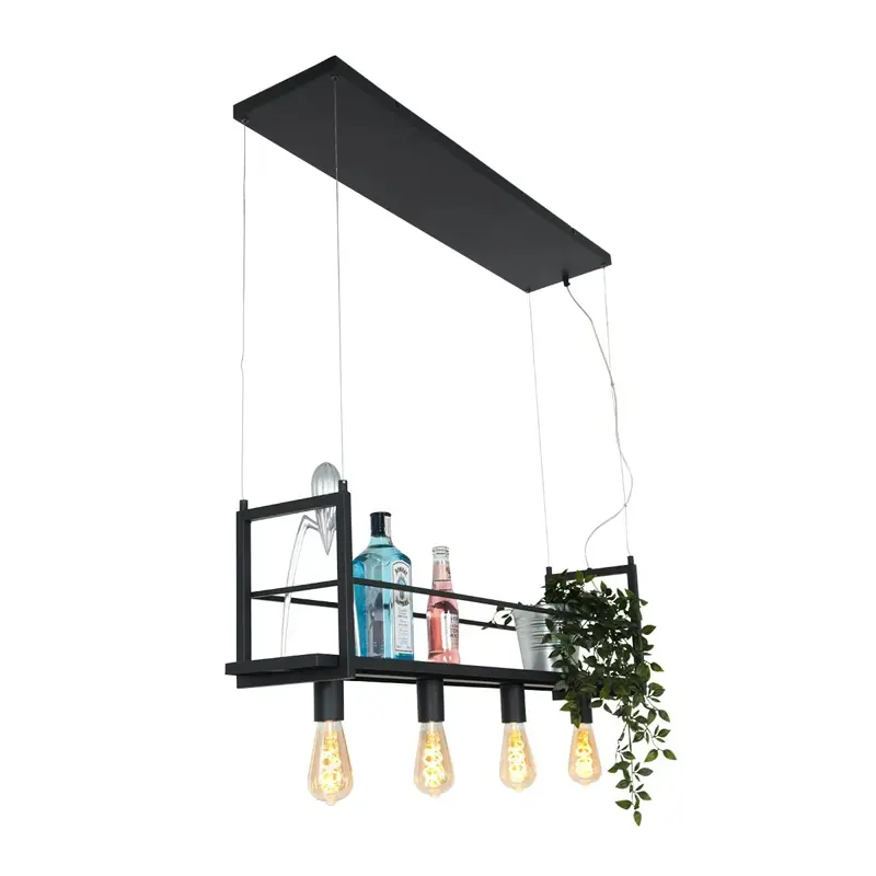 Foto 10 Hanglamp Buckley  2983ZW zwart Buckley 2983ZW