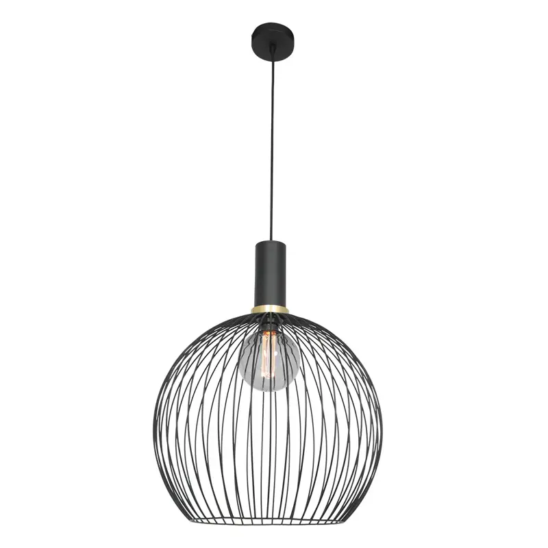 Foto 1 Hanglamp Aureole 3068ZW Zwart Aureole 3068ZW