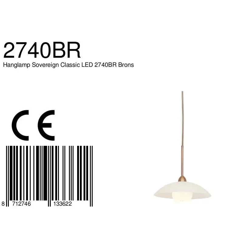 Foto 8 Hanglamp Sovereign Classic 2740BR Brons Sovereign classic 2740BR