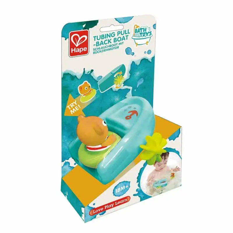 Foto 1 Badbootje pull back met beer