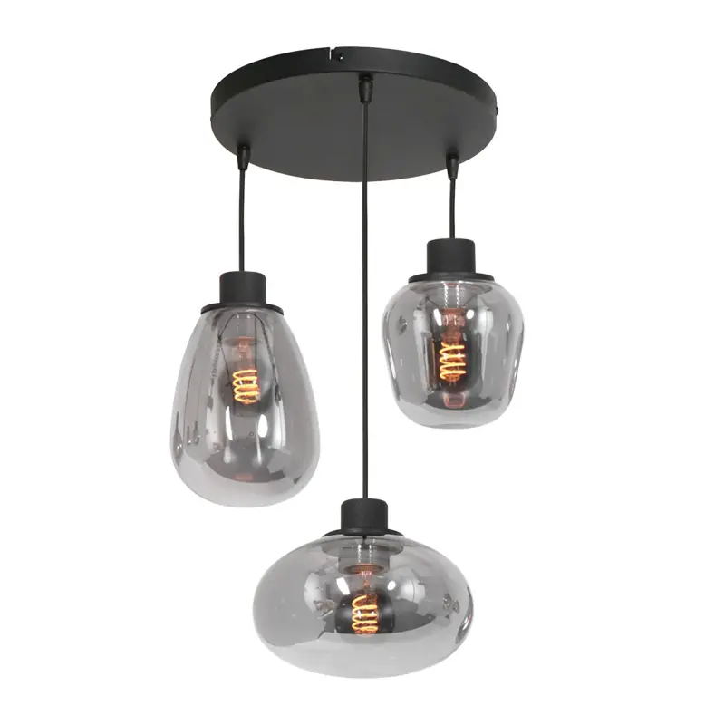 Foto 12 Hanglamp Reflexion 3079ZW Zwart Reflexion 3079ZW