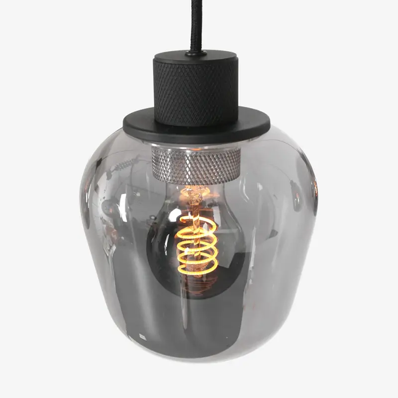 Foto 4 Hanglamp Reflexion 3079ZW Zwart Reflexion 3079ZW