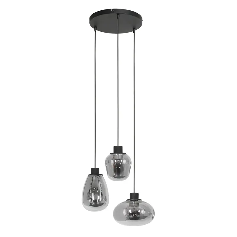 Foto 10 Hanglamp Reflexion 3079ZW Zwart Reflexion 3079ZW