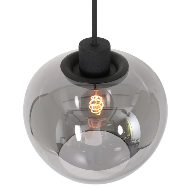 Foto 4 Hanglamp Lotus 1897ZW Zwart Lotus 1897ZW