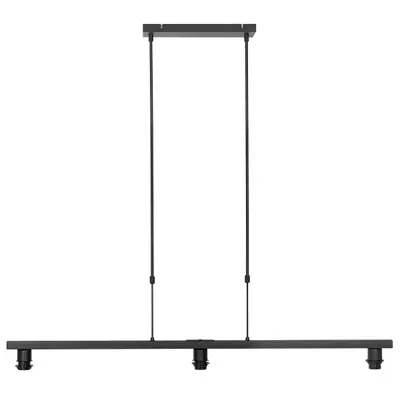 Foto van Hanglamp Stang 3463ZW Zwart + Kap Velours Groen Stang 3463ZW