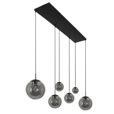 Foto van Hanglamp Bollique 3499ZW Zwart Bollique 3499ZW