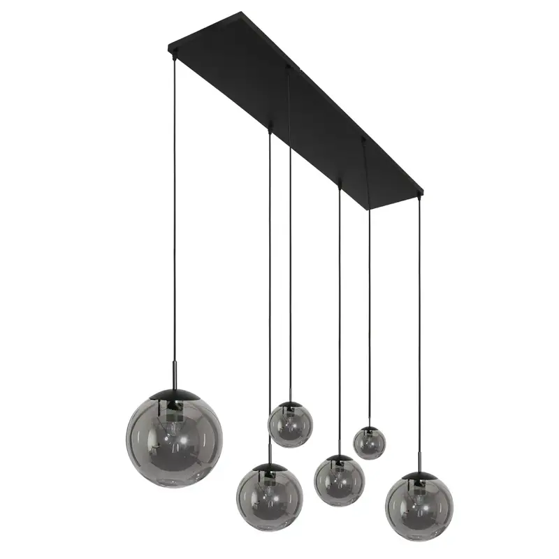 Foto 1 Hanglamp Bollique 3499ZW Zwart Bollique 3499ZW