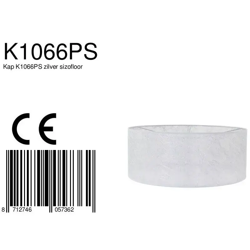 Foto 4 Lampenkap K1066PS Sizoflor Zilver Lampenkappen K1066PS