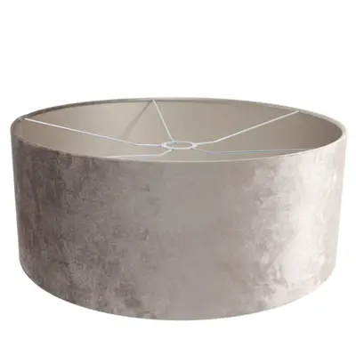 Foto van Lampenkap K1066GS Fluweel Zilver Lampenkappen K1066GS