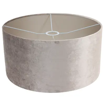 Foto van Lampenkap K1068GS Fluweel Zilver Lampenkappen K1068GS