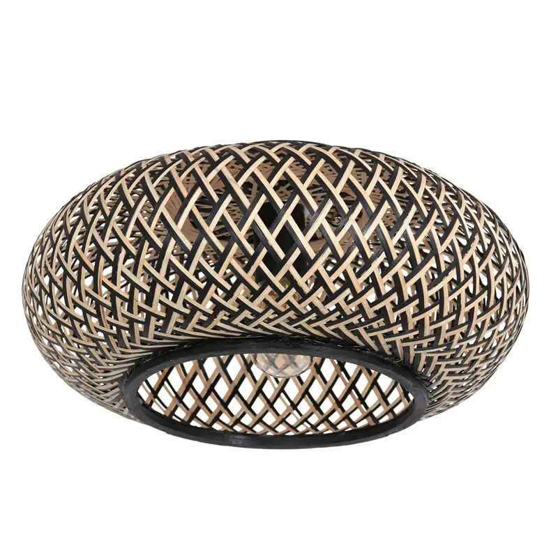 Foto 1 Plafondlamp Maze 3129BE Zwart-Bruin Maze 3129BE
