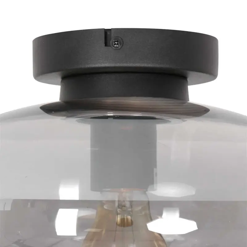 Foto 4 Zwarte plafondlamp Reflexion Smoke 3388ZW Reflexion 3388ZW