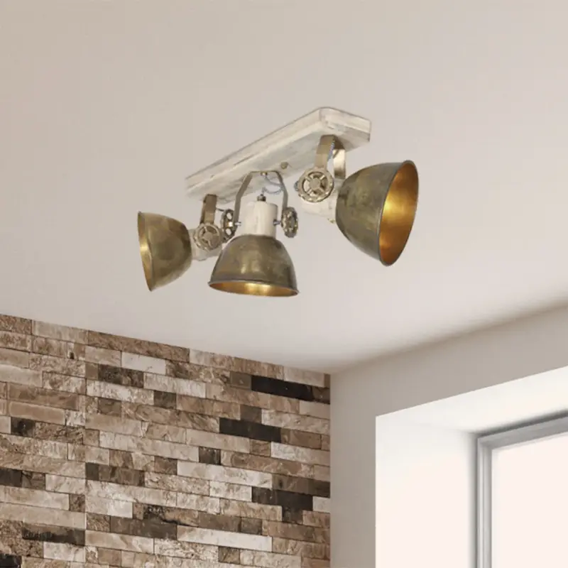 Foto 2 Plafondlamp Gearwood 2133BR Brons Gearwood 2133BR