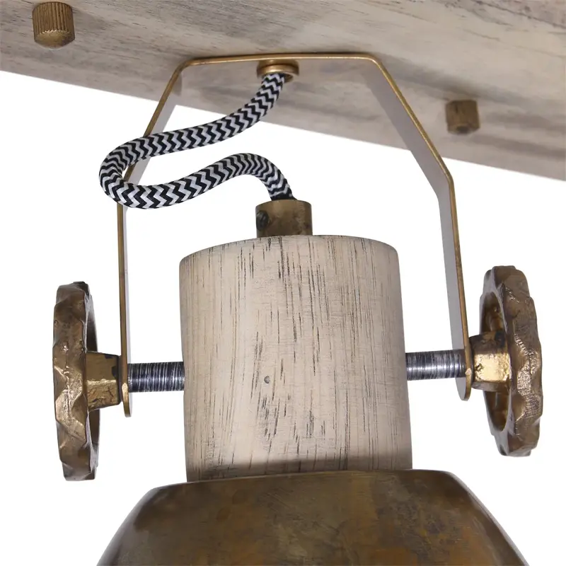 Foto 3 Plafondlamp Gearwood 2133BR Brons Gearwood 2133BR