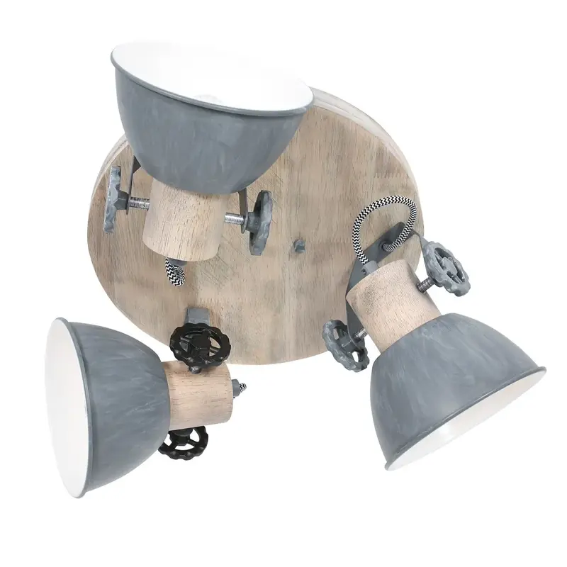 Foto 1 Plafondlamp Gearwood 3063GR Grijs Gearwood 3063GR