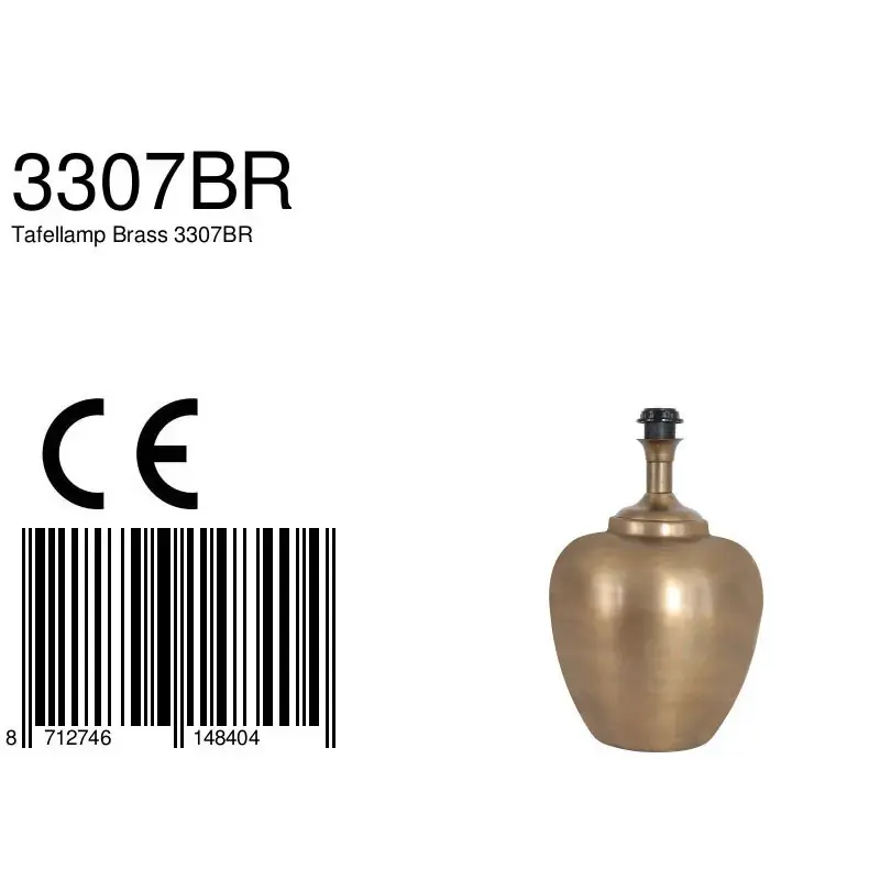 Foto 7 Tafellamp Brass 3307BR Brons Brass 3307BR