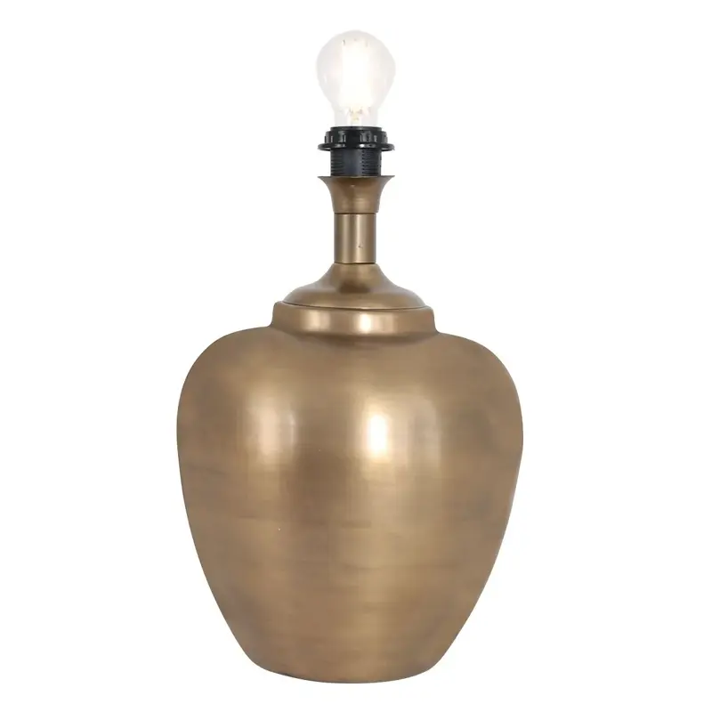 Foto 10 Tafellamp Brass 3307BR+K1068VS Brons-Fluweel Groen Brass 7205BR