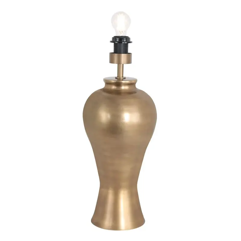 Foto 11 Tafellamp Brass 3308BR+K1068ZS Brons-Fluweel Blauw Brass 7306BR