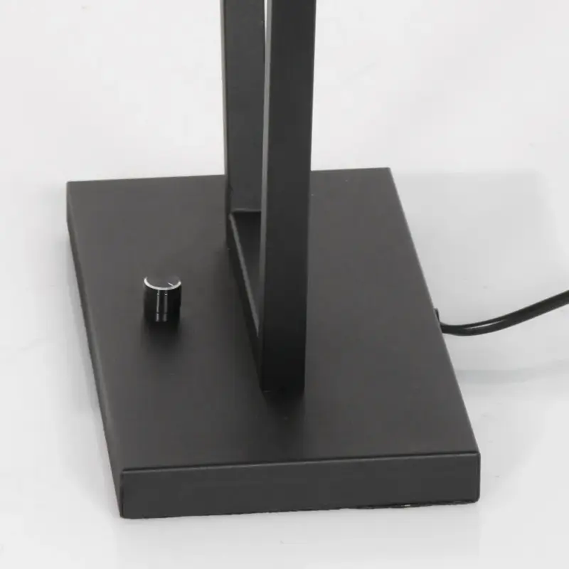 Foto 4 Tafellamp Stang 3505ZW Zwart + Kap Velours zilver Stang 3505ZW