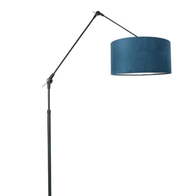 Foto 11 Vloerlamp Prestige Chic 7395ZW+K1068ZS Zwart-Fluweel Blauw Prestige Chic 8239ZW