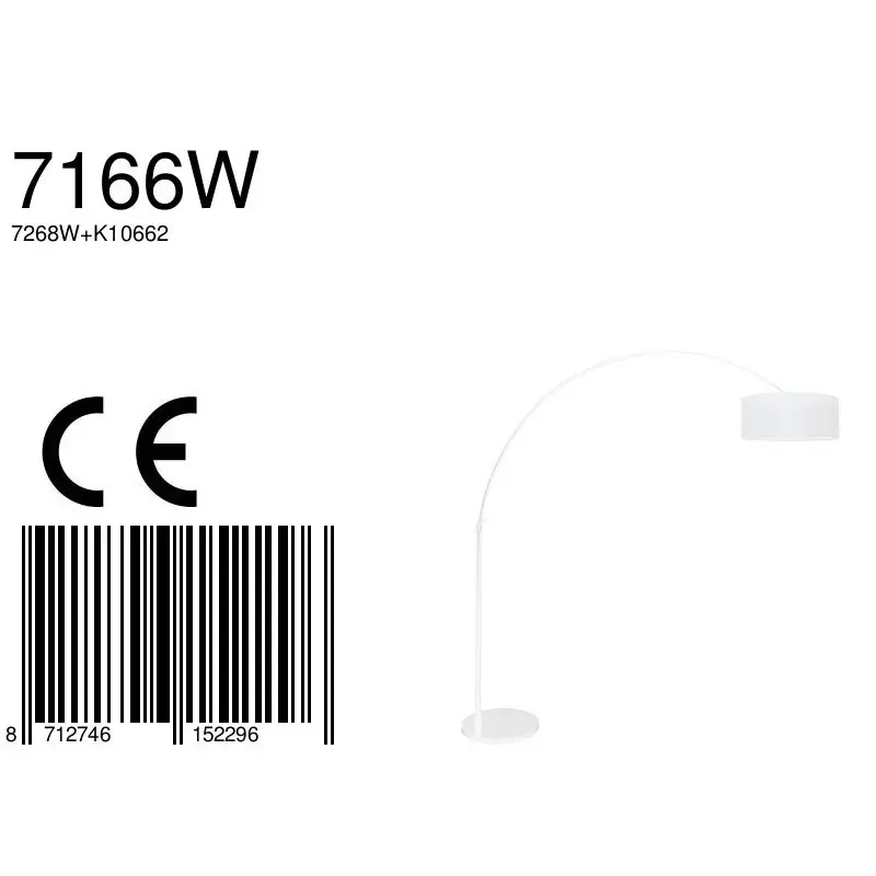 Foto 7 Vloerlamp Sparkled Light 7268W+K10662S Wit-Wit Chintz Sparkled Light 7166W