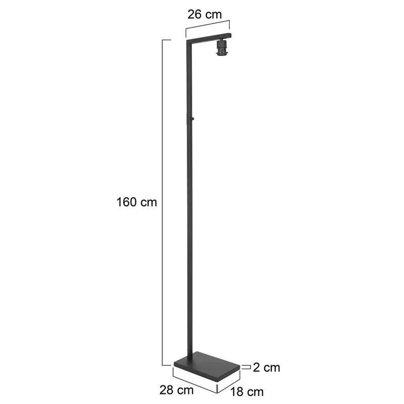 Foto 6 Vloerlamp Stang 2997ZW Zwart Stang 2997ZW