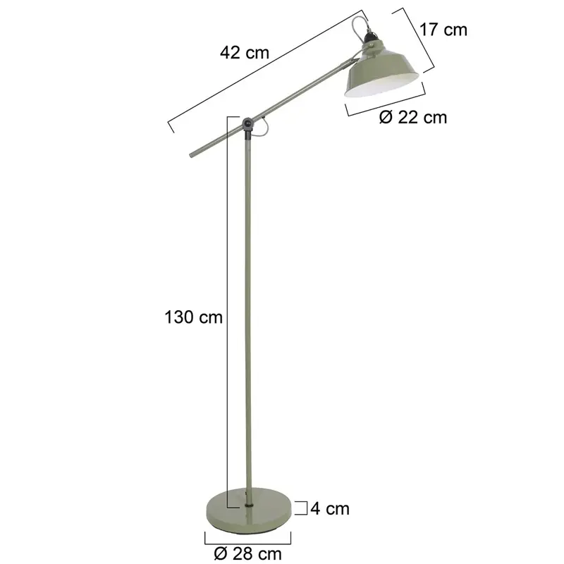 Foto 6 Vloerlamp Nové 1322G Groen Nove 1322G