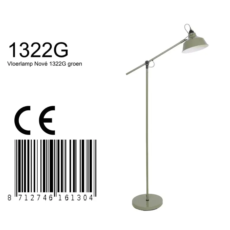 Foto 7 Vloerlamp Nové 1322G Groen Nove 1322G