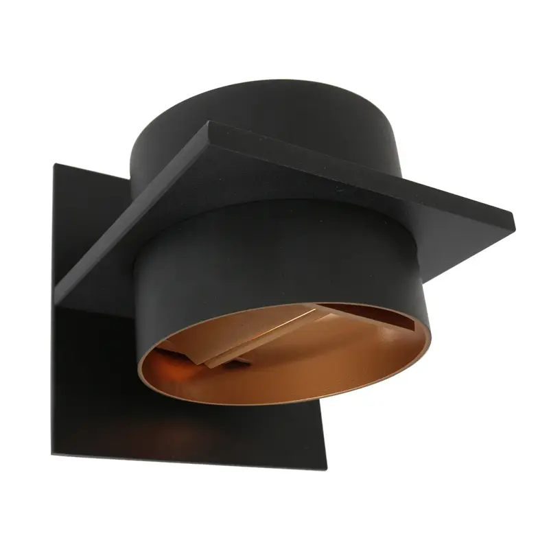 Foto 1 Wandlamp Muro 3366ZW Zwart Muro 3366ZW