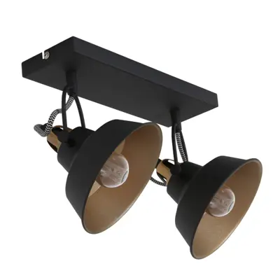 Foto van Plafondlamp Nové 3327ZW Zwart Nove 3327ZW