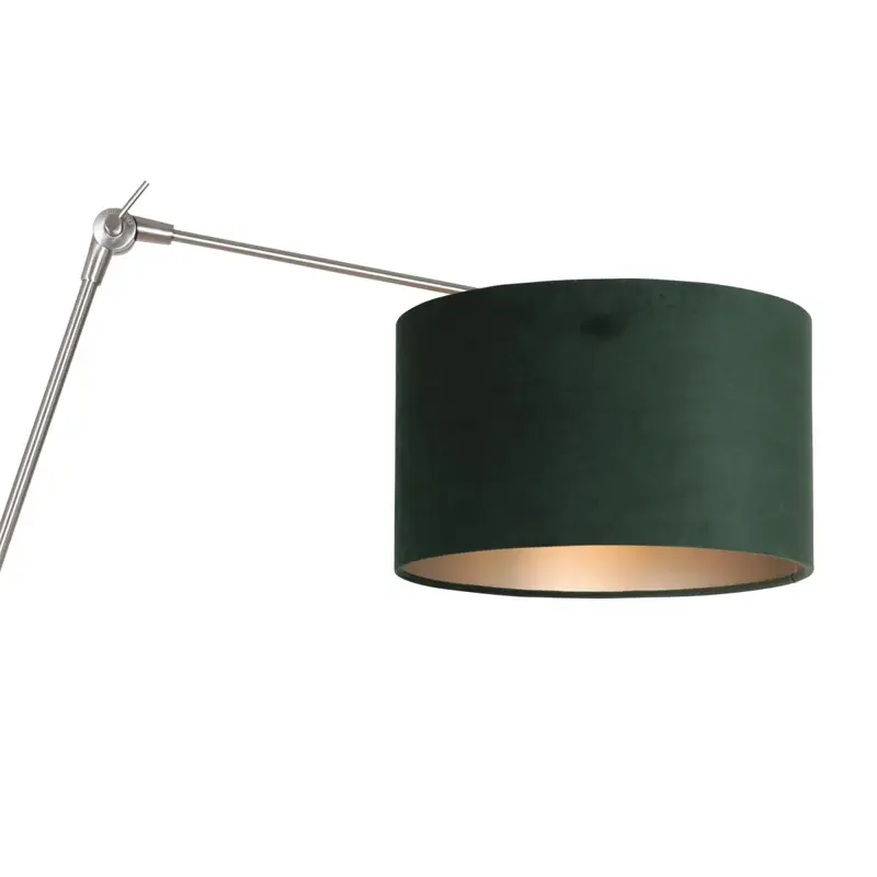 Foto 12 Wandlamp Prestige Chic 7396ST+K7396VS Staal-Fluweel Groen Prestige Chic 8109ST