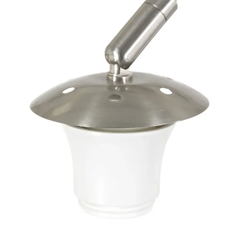 Foto 2 Wandlamp Sparkled Light 1481ST+K1068RS Staal-Grijs Linnen Sparkled Light 8143ST