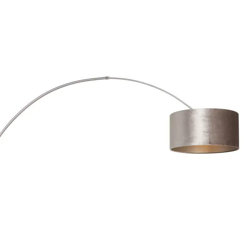 Foto 14 Wandlamp Sparkled Light 1481ST+K1068GS Staal-Fluweel Zilver Sparkled Light 8146ST