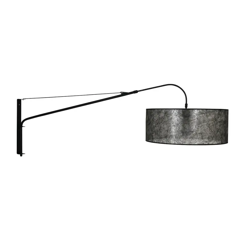 Foto 11 Wandlamp Elegant Classy 2574ZW+K1066NS Zwart-Sizoflor Zwart Elegant Classy 9320ZW