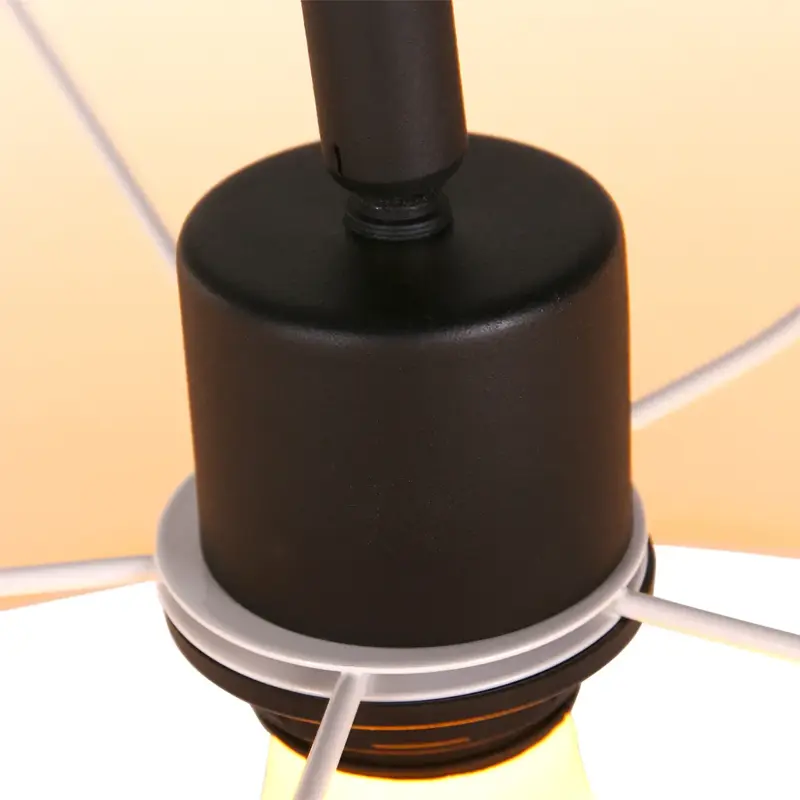 Foto 10 Wandlamp Elegant Classy 2574ZW+K1066QS Zwart-Wit Linnen Elegant Classy 9323ZW