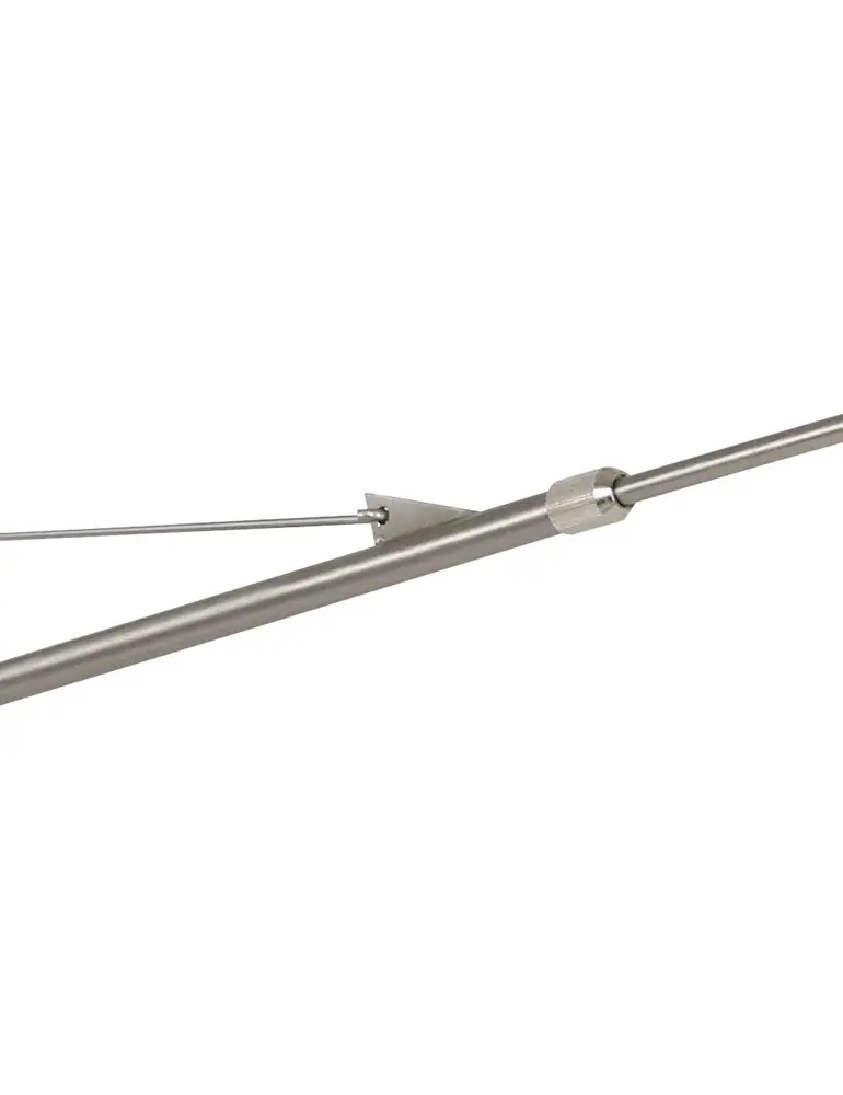 Foto 3 Wandlamp Elegant Classy 2574ST+K1066PS Staal-Sizoflor Zilver Elegant Classy 9327ST