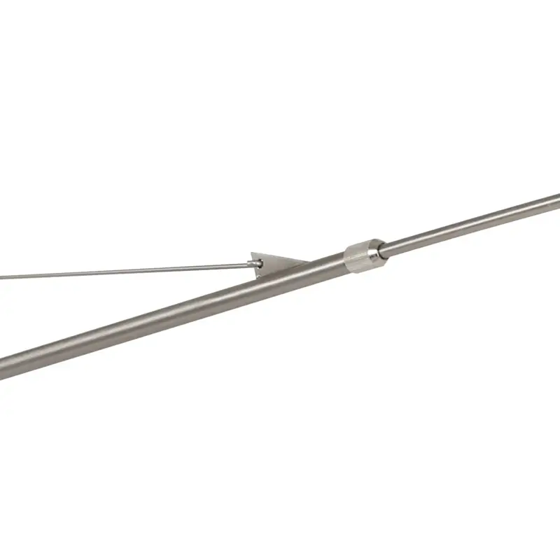 Foto 3 Wandlamp Elegant Classy 2574ST+K1066RS Staal-Grijs Linnen Elegant Classy 9329ST