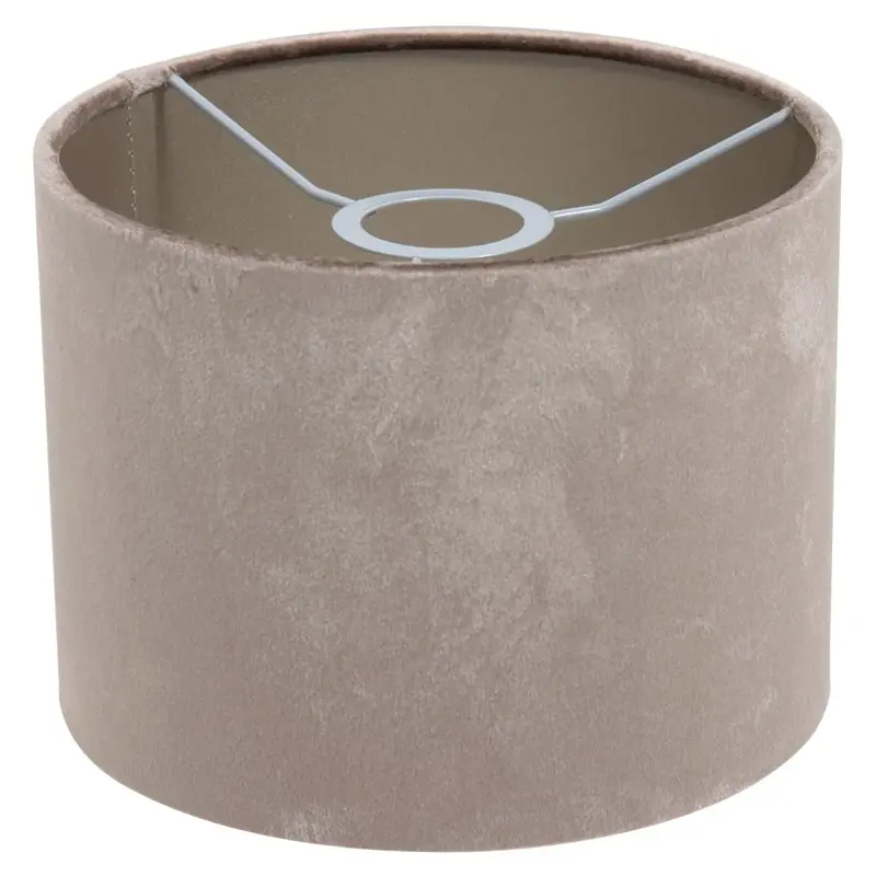 Foto 4 Wandlamp Stang 8175ZW Zwart + Kap Velours Zilver Stang 8175ZW
