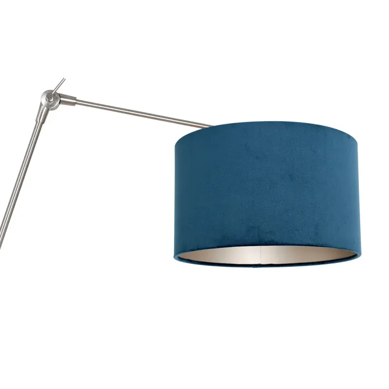 Foto 12 Wandlamp Prestige Chic 7396ST+K7396ZS Staal-Fluweel Blauw Prestige Chic 8238ST