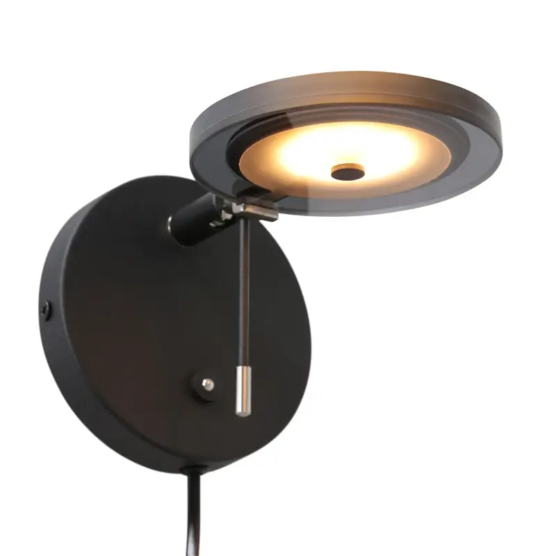 Foto 1 Wandlamp Turound 3095ZW Zwart Turound 3095ZW