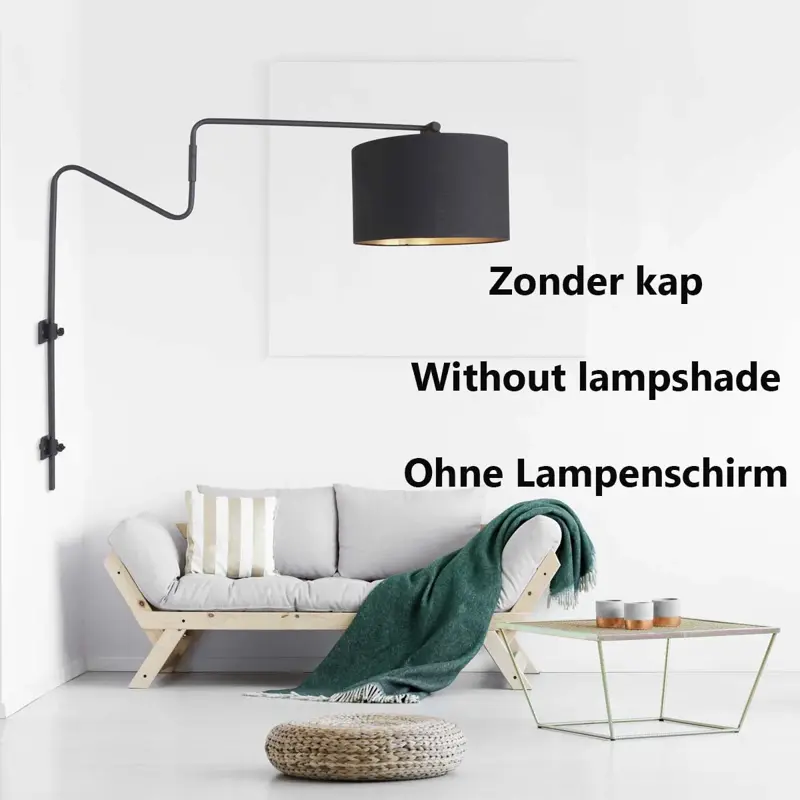 Foto 1 Wandlamp Linstrøm 3404ZW zonder kap Linstrom 3404ZW